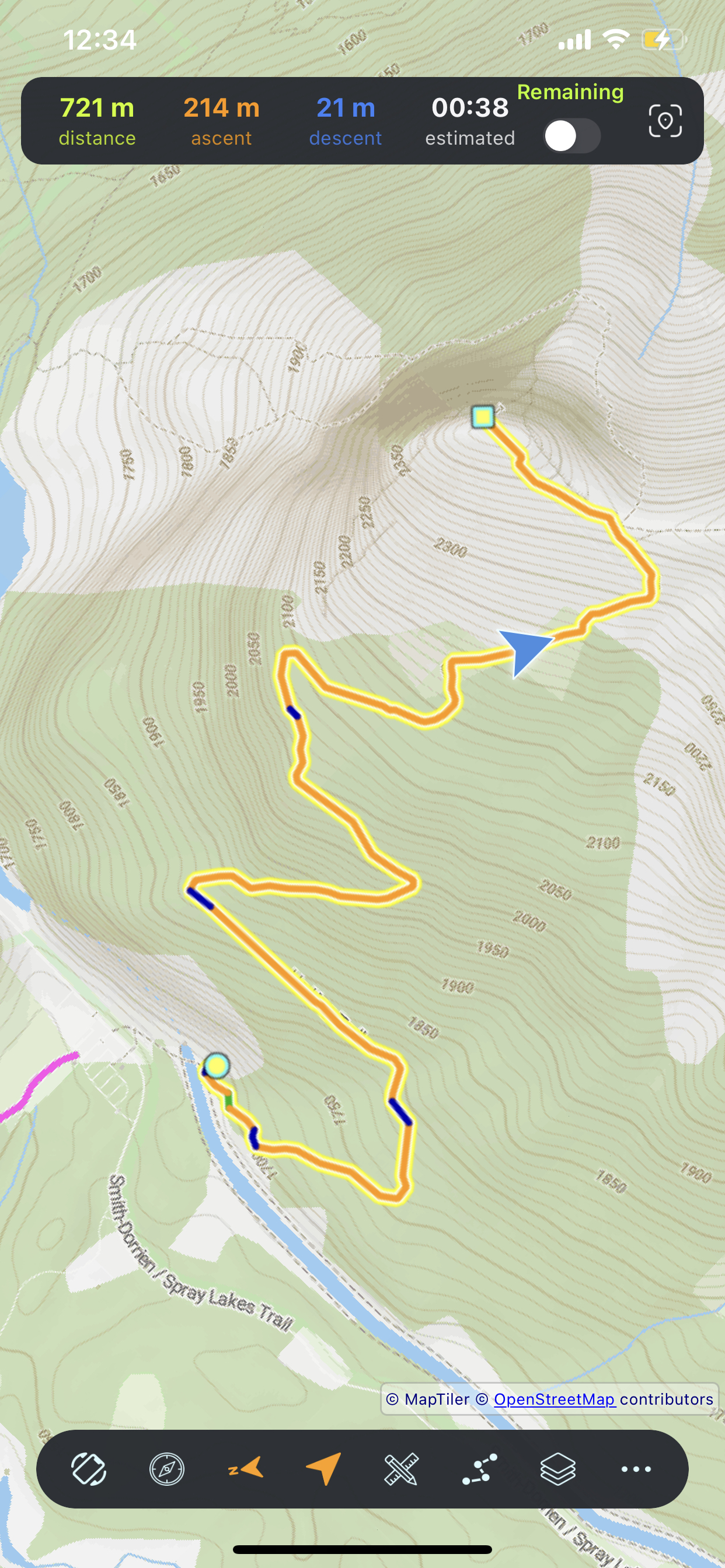 Active Track Progress